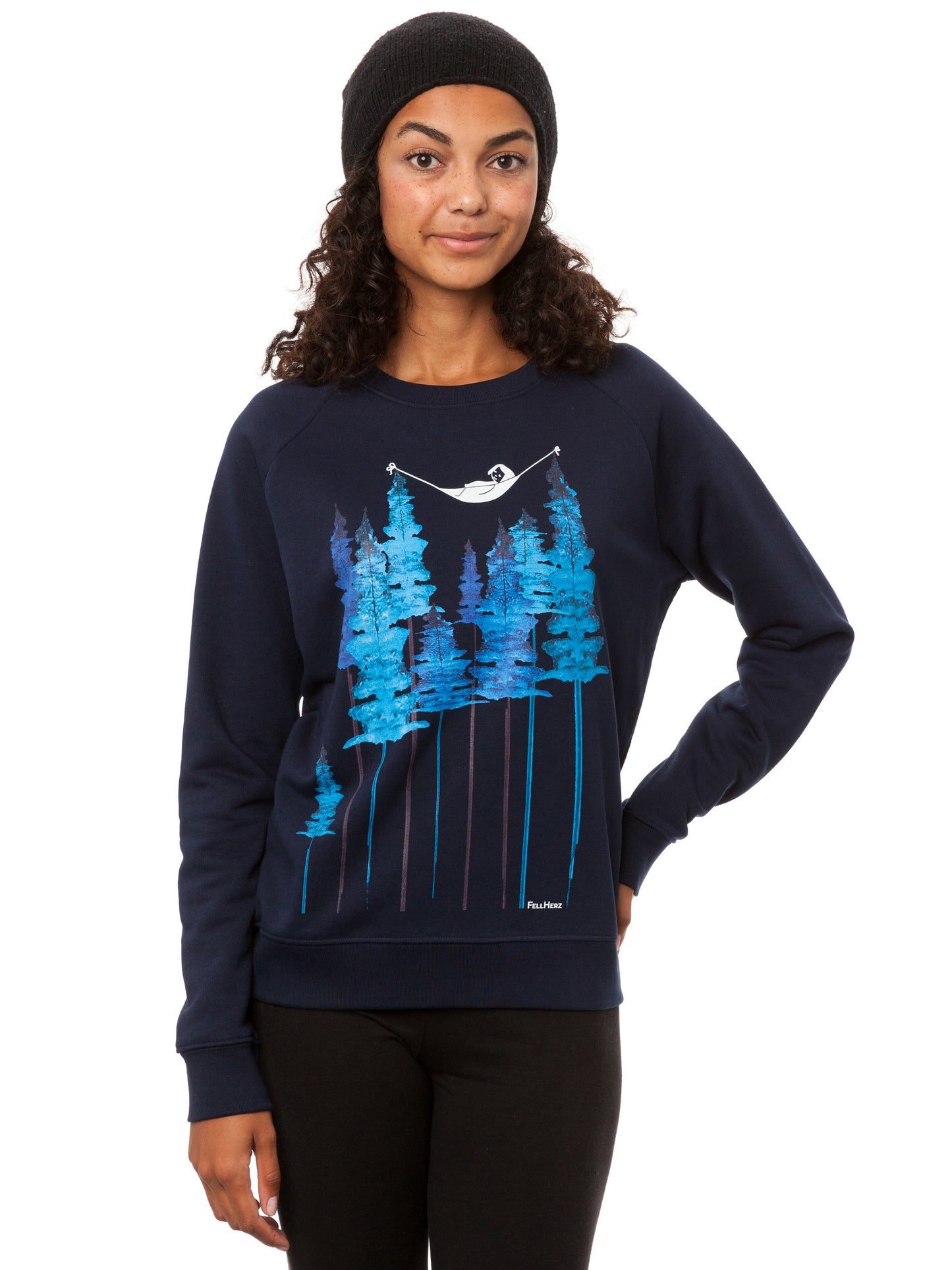 Wood Girl Sweater navy