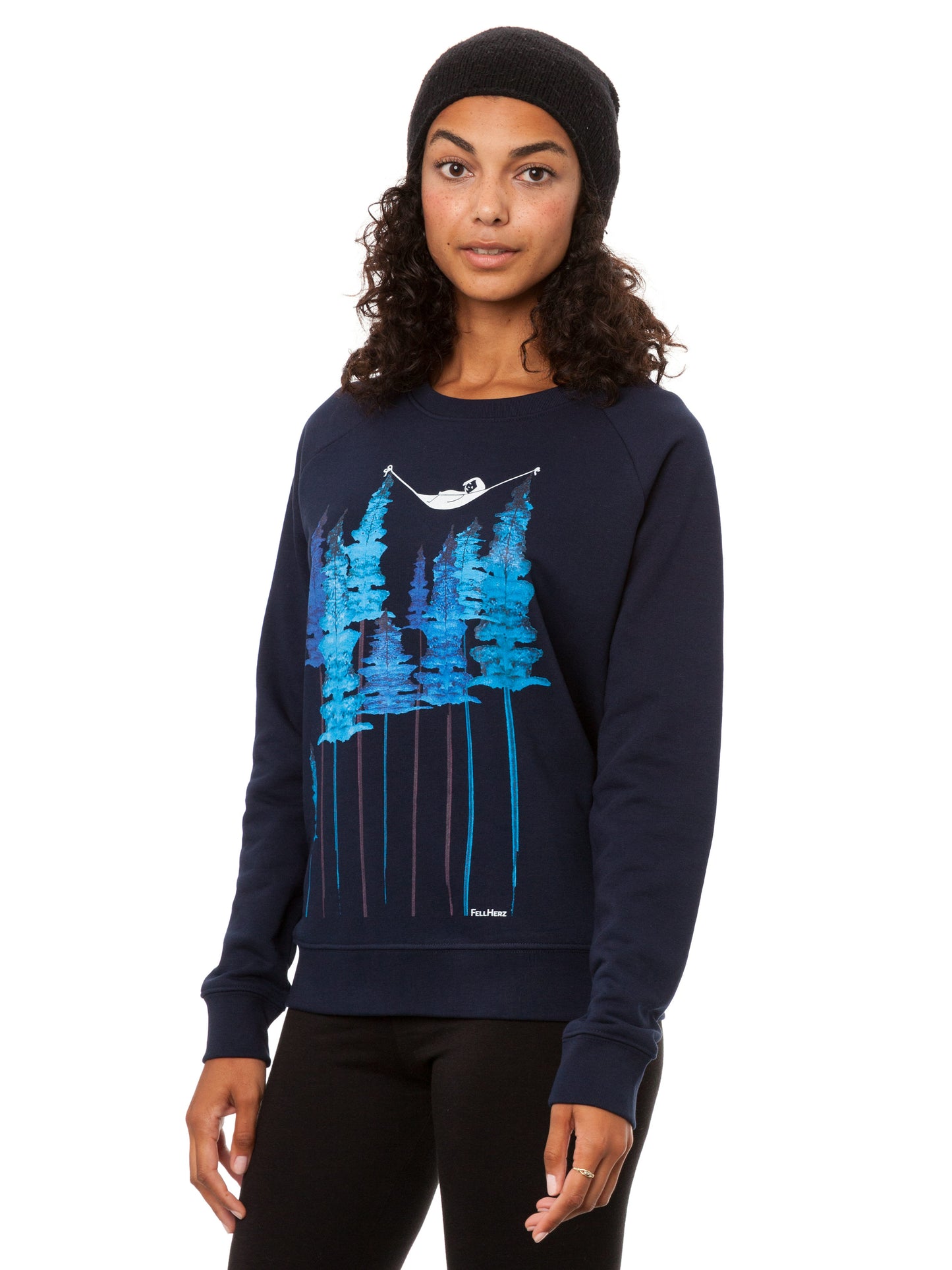 Wood Girl Sweater navy