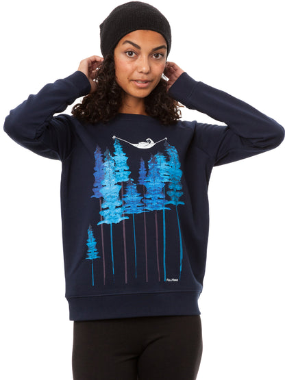 Wood Girl Sweater navy