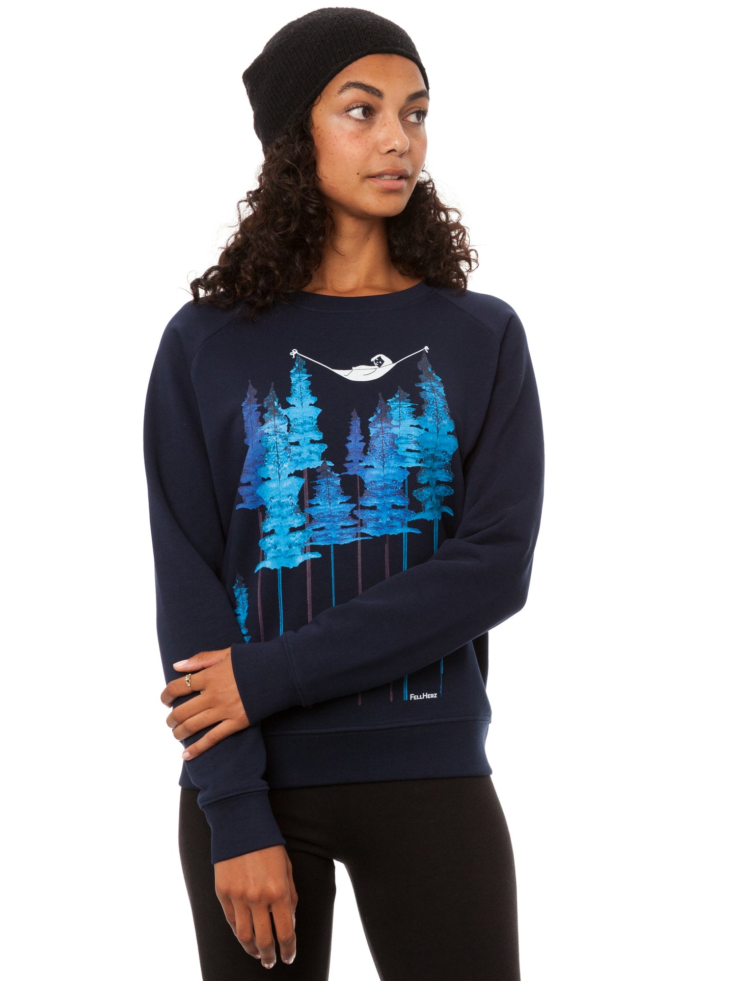 Wood Girl Sweater navy