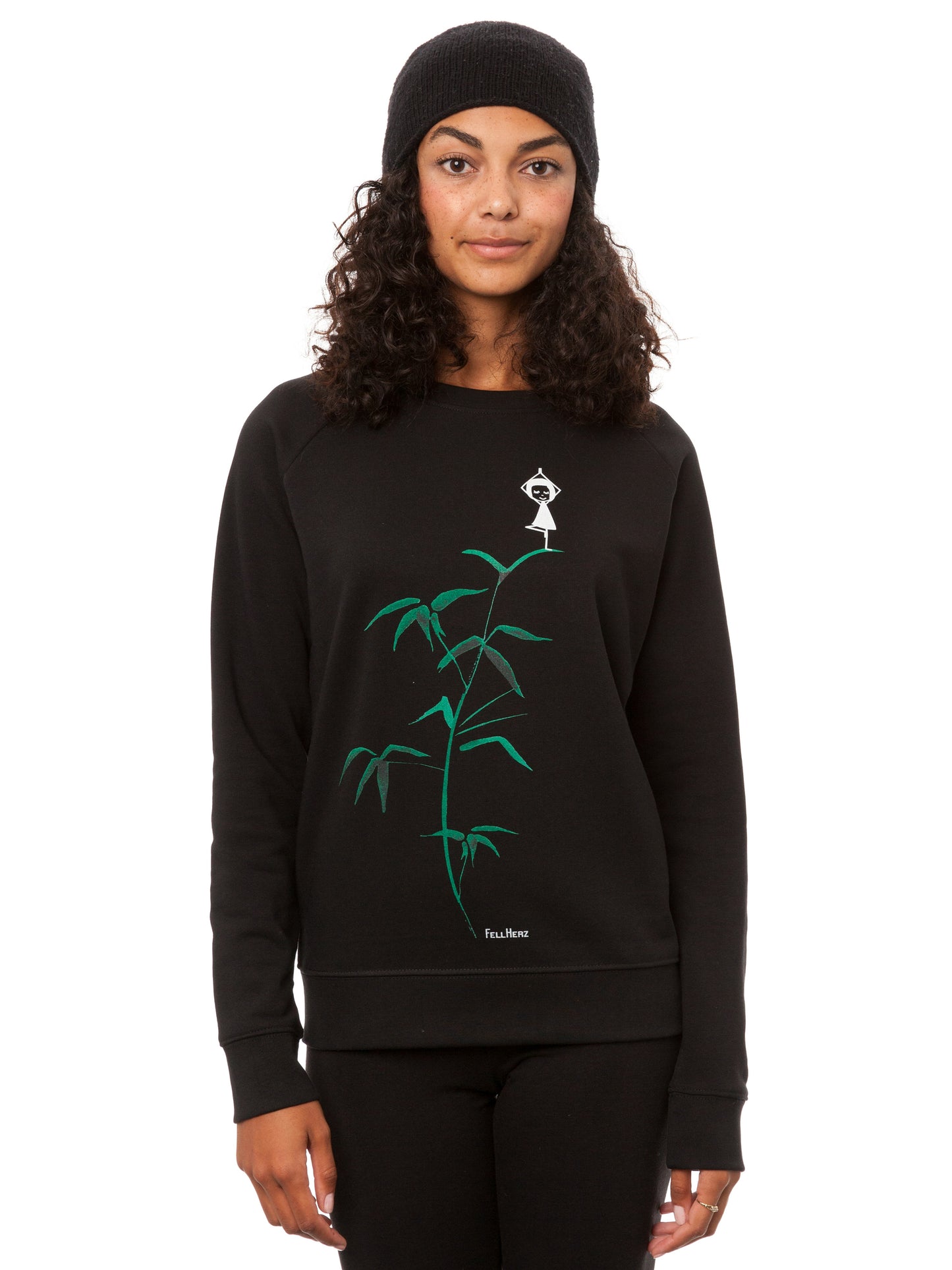 Yoga girl sweater black XS 