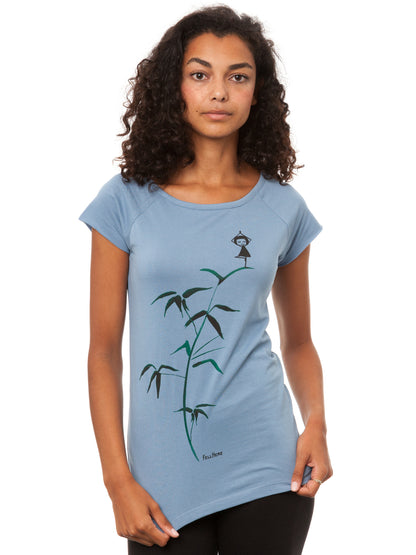 Yogamädchen Cap Sleeve blueshadow