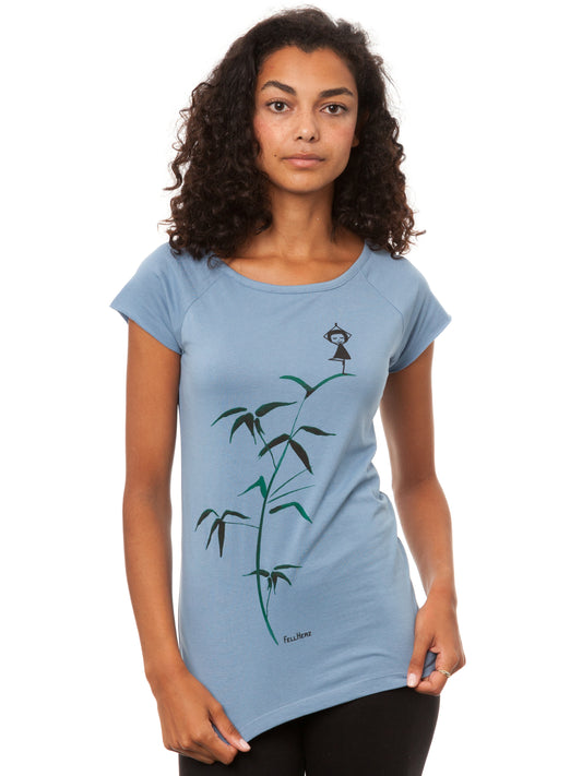 Yogamädchen Cap Sleeve blueshadow