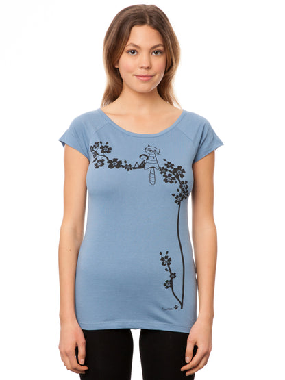 Catlove Cap Sleeve blueshadow Größe L