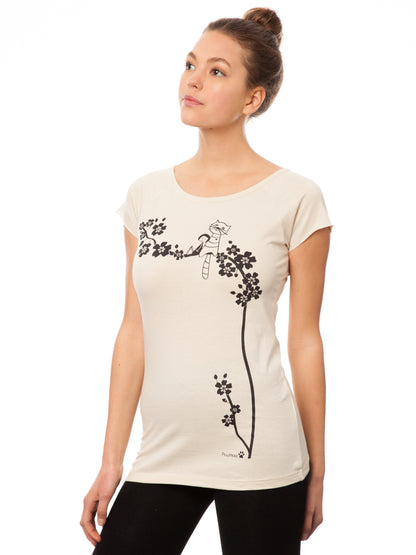 Catlove Cap Sleeve sand Größe S