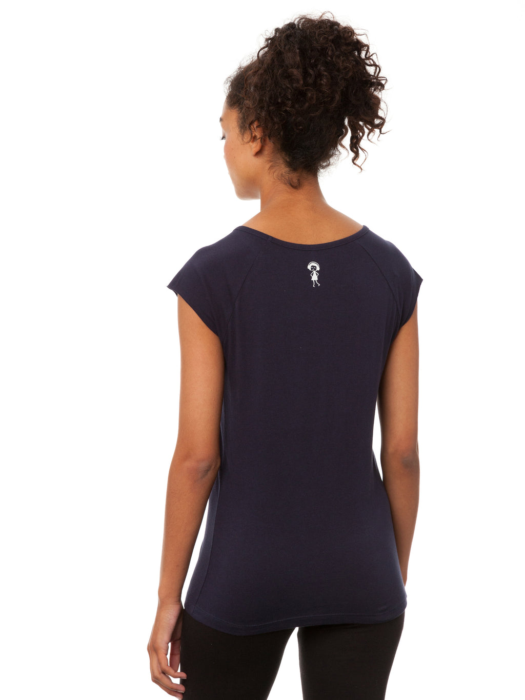 Balloons Girl Cap Sleeve dark navy 
