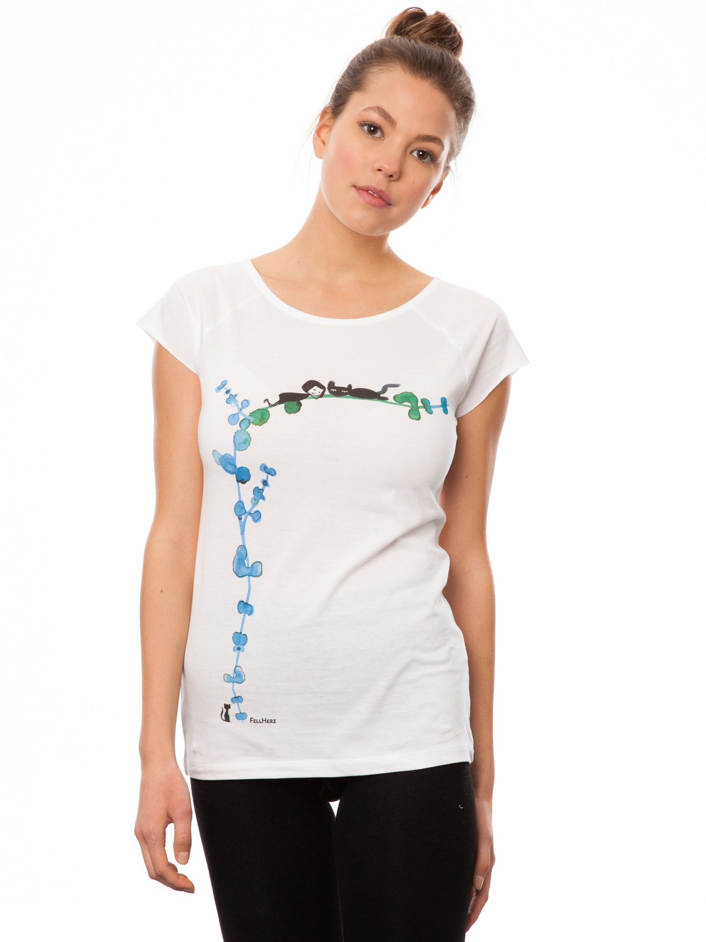 Lazy Day Cap Sleeve white size XS 