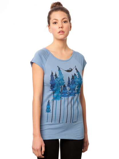 Wood Girl Cap Sleeve blue shadow Größe