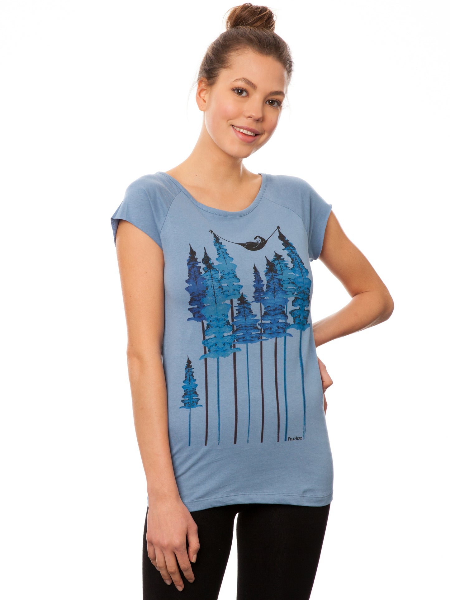 Wood Girl Cap Sleeve blue shadow Größe