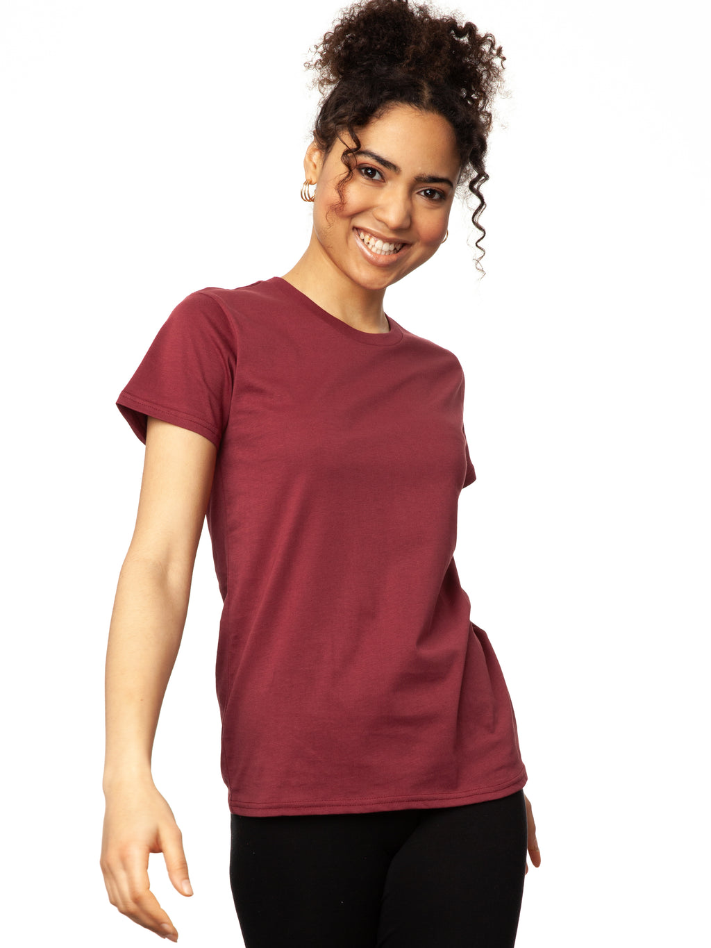 T shirt burgundy