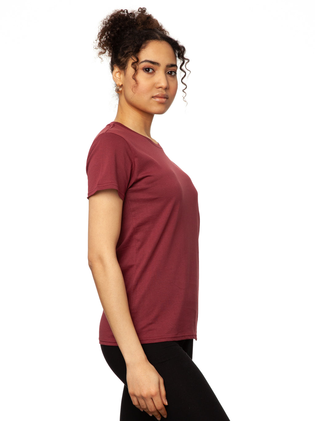 T shirt burgundy