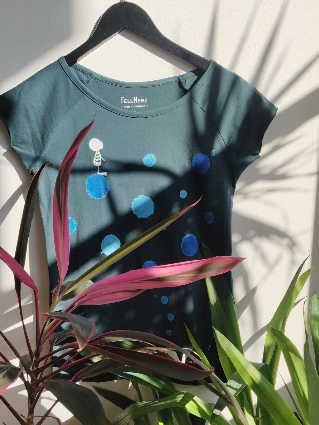 Whale Song Cap Sleeve deep teal 
