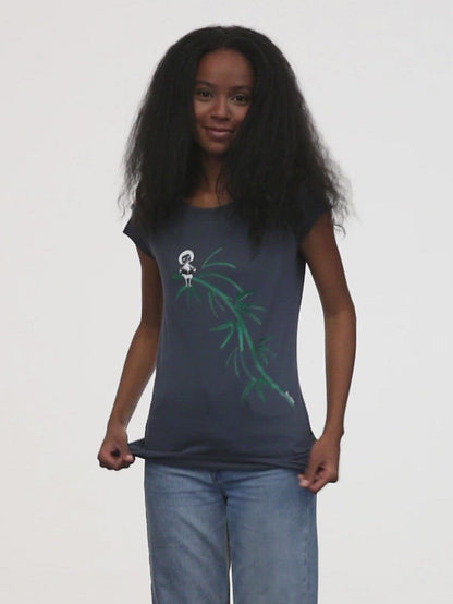 Reading Girl Cap Sleeve thundercloud size XS