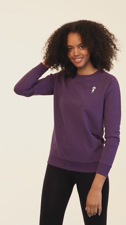 Logo sweater purple XL 