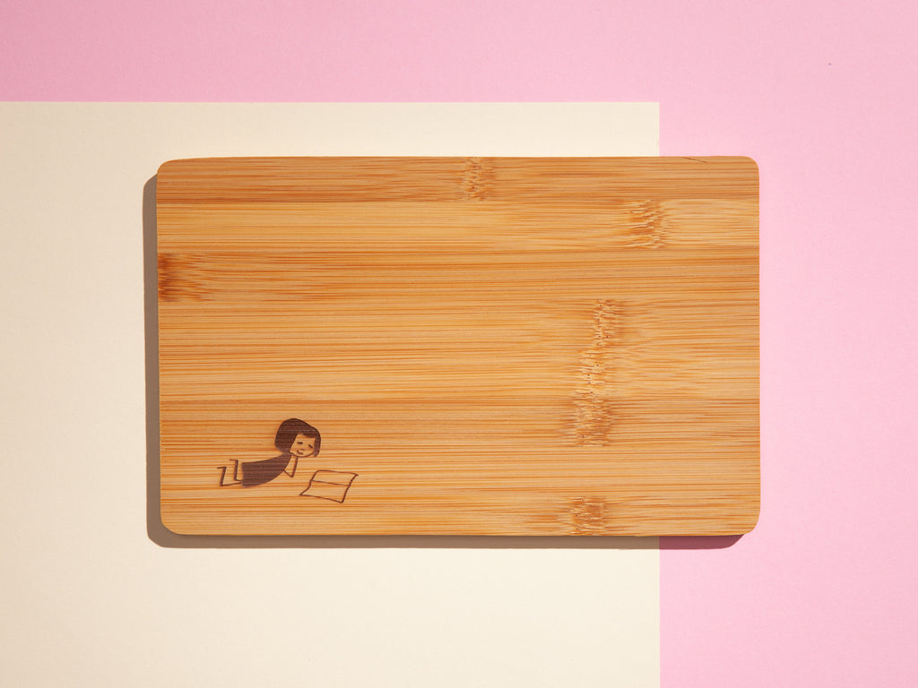 Breakfast Board Book Girl Bamboo