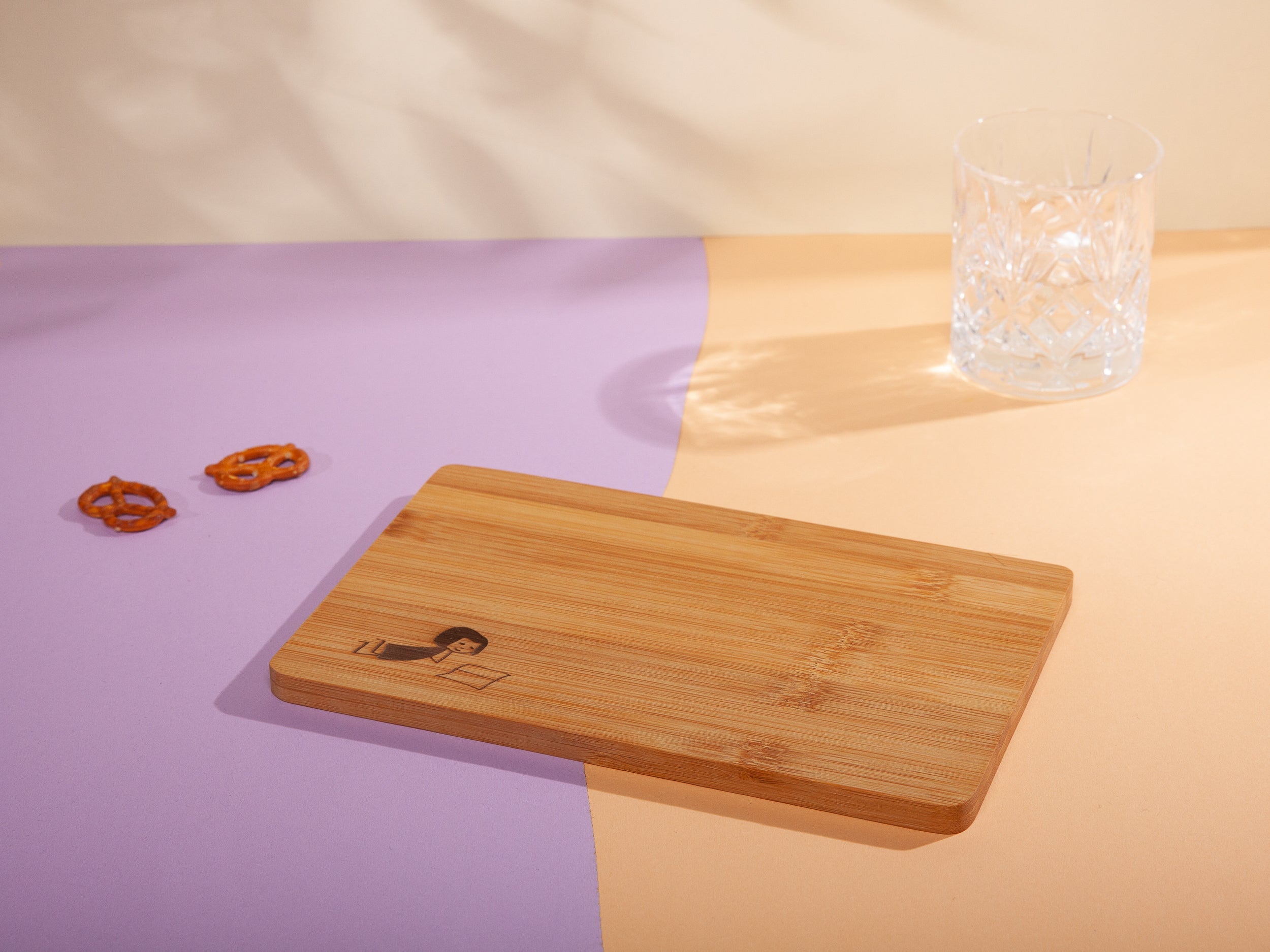 Breakfast Board Book Girl Bamboo