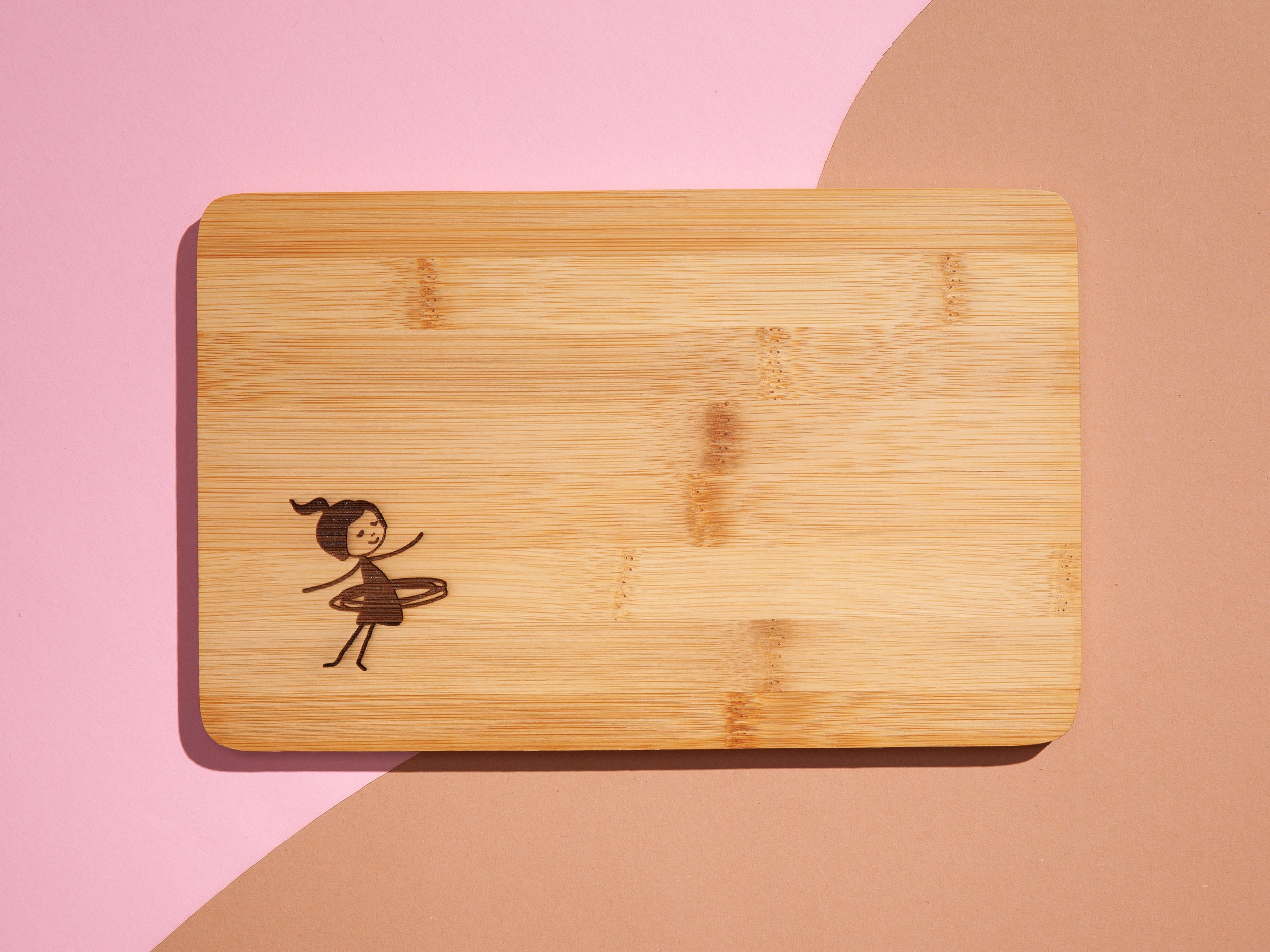 Breakfast Board Sporty Girl Bamboo