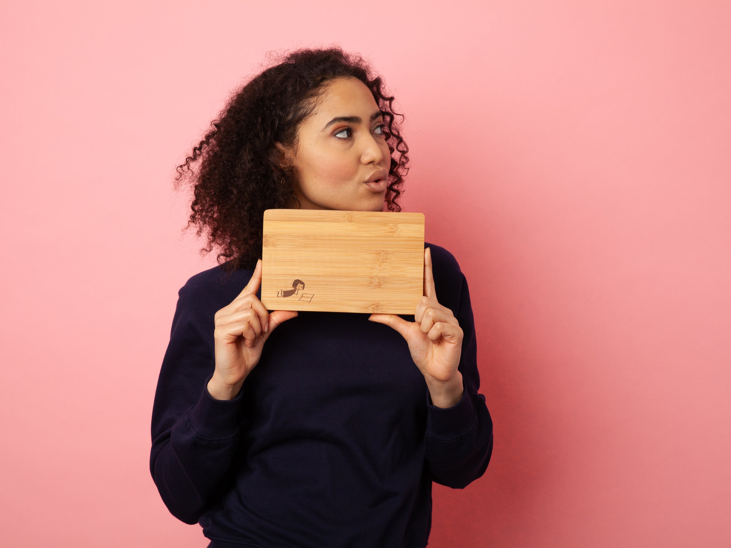 Breakfast Board Book Girl Bamboo