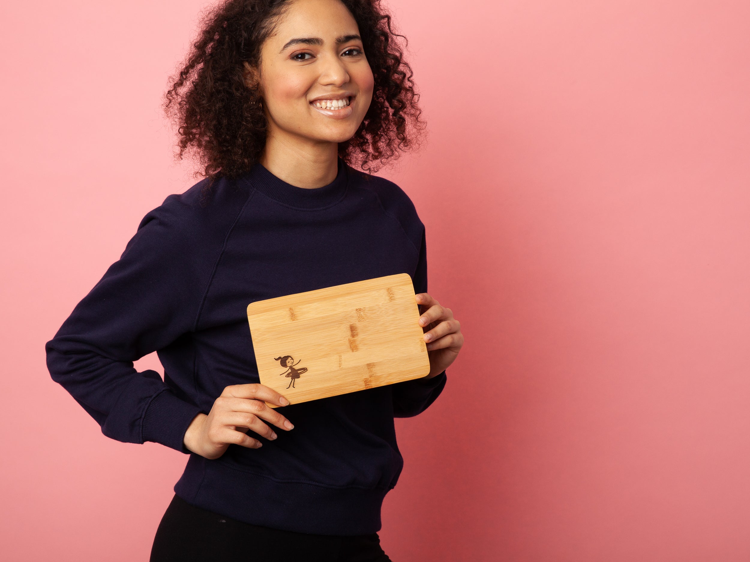 Breakfast Board Sporty Girl Bamboo